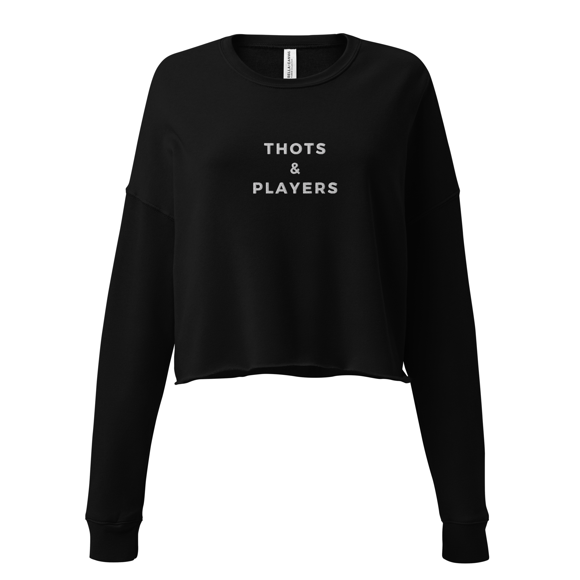 Thots and Players Crop Sweatshirt